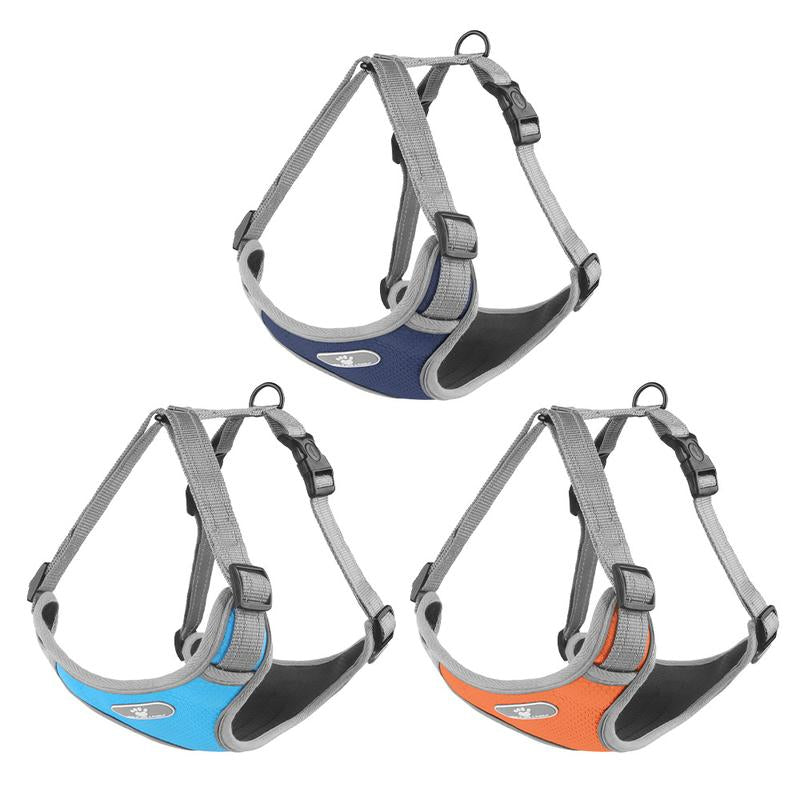 Dog Traction Rope Anti-Fall Reflective Medium and Large Dog Chest Harness Vest-Style Dog Leash Pet Chest Harness