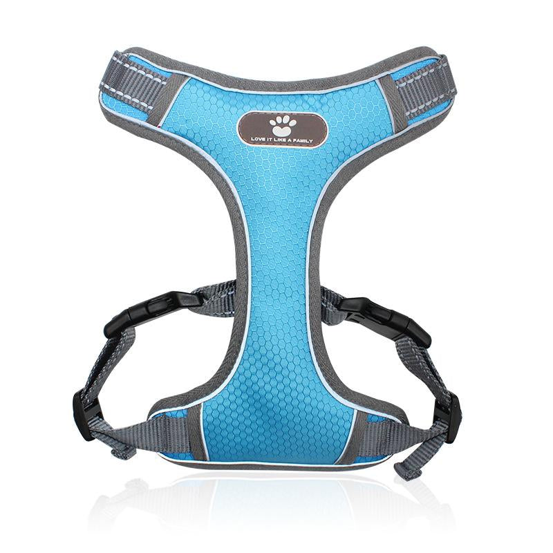 Dog Traction Rope Anti-Fall Reflective Medium and Large Dog Chest Harness Vest-Style Dog Leash Pet Chest Harness